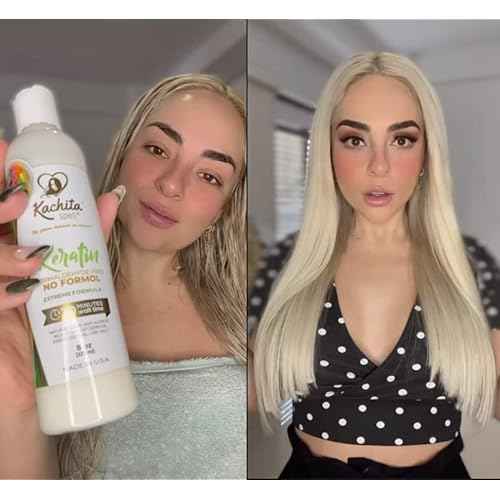 Brazilian Keratin Treatment Formaldehyde Free Kachita Spell Hair Straighteners No Formol Made in USA (8floz)