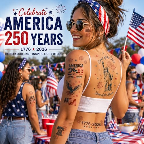 Printable Temporary Tattoo Paper for Inkjet Printer - 8 Sheets