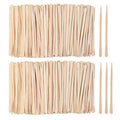 1200 Pcs Wooden Waxing Sticks with Pointed Handle - Small Wax Spatulas for Hair Removal