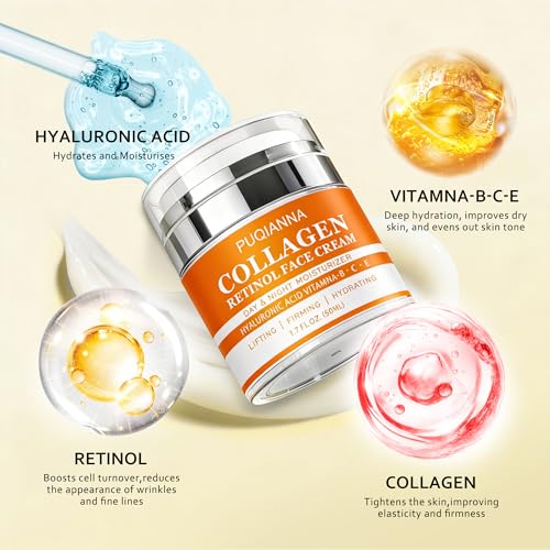 Instant Face Lift Cream with Collagen & Retinol, 1.7 Fl Oz