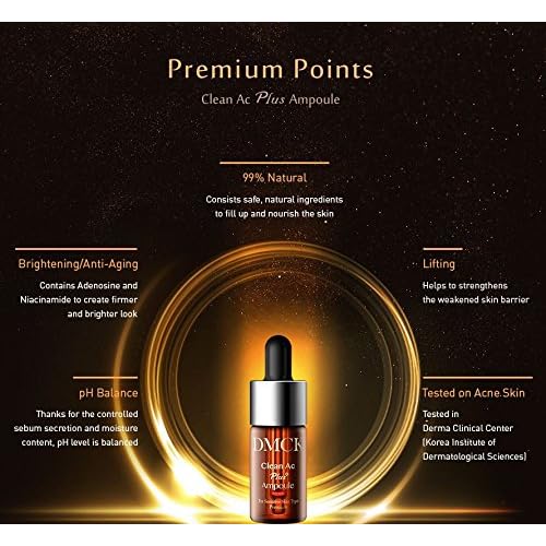 DMCK Clean Ac Plus Ampoule 3pcs (Ac + Hydration + Vitamin C = Clean Ac Plus Ampoule)