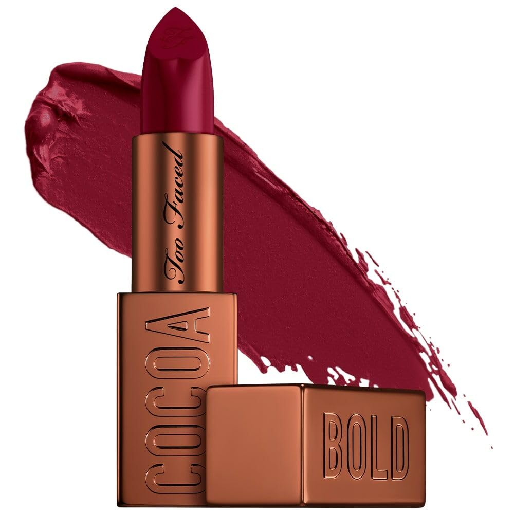 Too Faced Cocoa Bold Lipstick, 0.12 oz., Triple Fudge