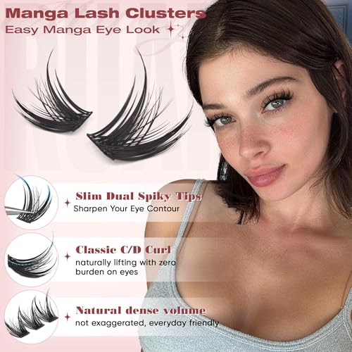Manga Lash Clusters 10-16mm Wispy Eyelash Extensions