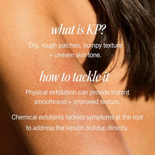 First Aid Beauty - KP Bump Eraser Body Scrub with 10% AHA, Keratosis Pilaris Skin Exfoliater with Glycolic and Lactic acids, Helps Reduce Chicken Skin Bumps, Safe for Sensitive Skin, 8 oz + Bonus, 2ct