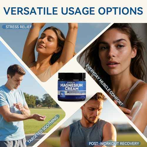 Magnesium Cream with Arnica & Lavender ? Muscle Relief, Relaxation & Sleep Support, Gentle Moisturizing Cream with Shea Butter & Jojoba Oil for Sensitive Skin, Natural Daily Use, 3.53oz