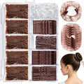Brown Ballet Hair Accessories Kit for Kids & Women - Bun Nets, Bobby & Hair Pins