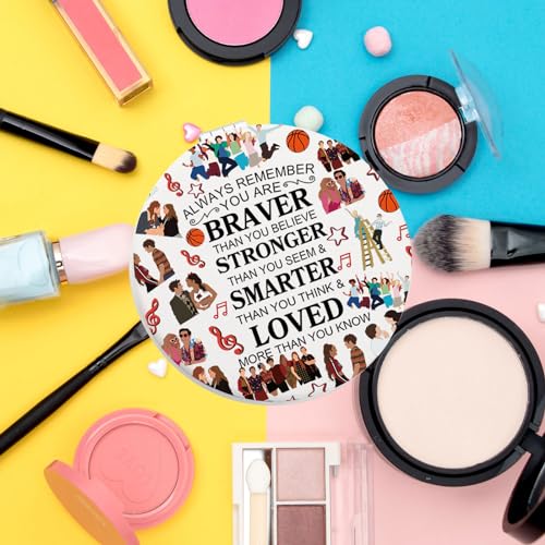 Musical Theatre Compact Mirror | Portable Makeup Mirror with Magnification
