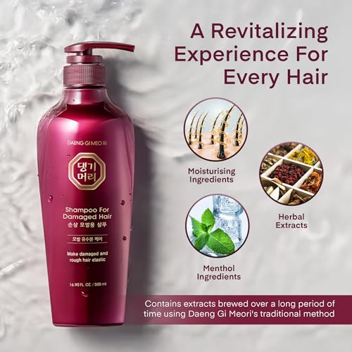 Daeng Gi Meo Ri- Oily Scalp Care Shampoo & Conditioner Set, Refreshing and Strengthening the Oily Scalp, Reducing Dandruff, Nourishing and Promoting Hair Growth,16.9 fl oz (500ml) Each