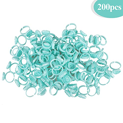 200 Pcs Smart Glue Cups for Eyelash Extensions - Green