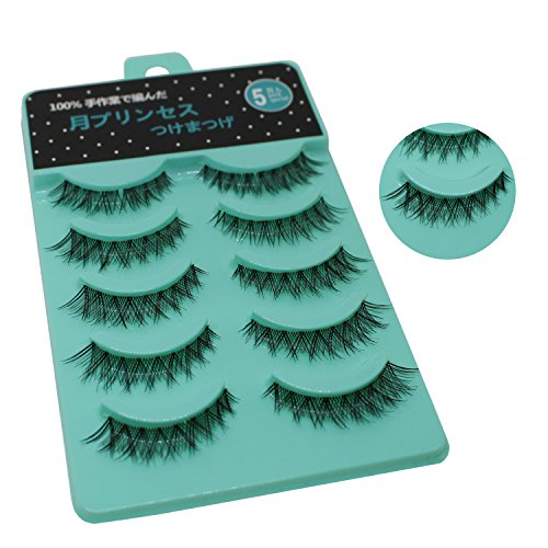 Scala 5 Pairs 3D False Eyelashes Thick Messy Cross Lashes