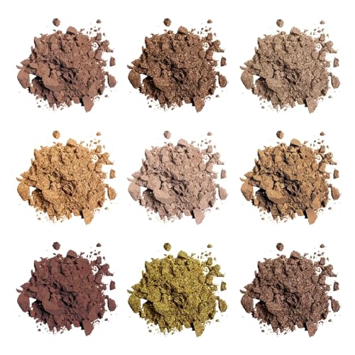 The Crème Shop 9-Color Eyeshadow Palette | Neutral Nude Brown
