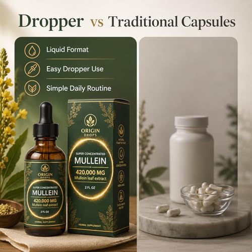 Super Concentrated Mullein Drops - 2 Fl oz by Origin Drops