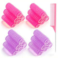 24-Piece Self-Grip Small Hair Rollers Set (25mm) | Heatless Curlers for Bangs