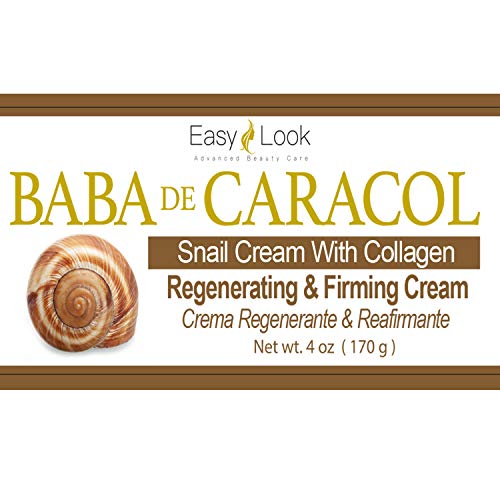 Baba de Caracol Snail Cream With Collagen Regenerating & Firming Cream Crema Regenerante & Reafirmante (Pack of 2)