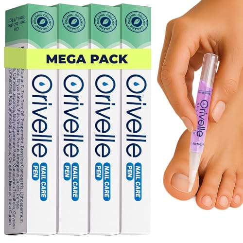 Toenail Care Pen with Tea Tree Oil - Pack of 4