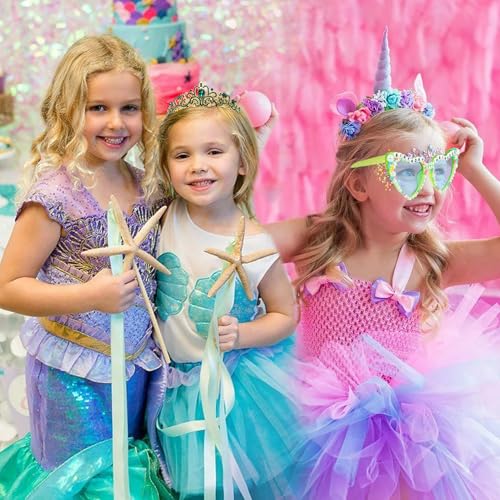 Green Birthday Princess Tiara Crown & Sash Set for Women Girls