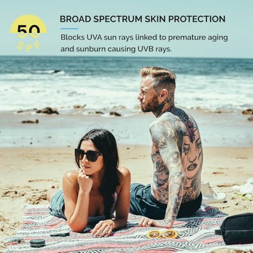 ZEUS Men¡¯s Hydrating Face Moisturizer with SPF 50, Restores, Protects & Hydrates Skin, Daily Face Lotion for Men, Natural Mineral Sunscreen for Everyday UV Protection (Made in USA)