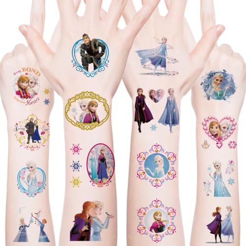 40pcs Frozen Temporary Tattoos for Kids Party Favors