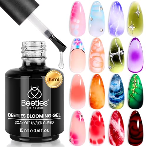 Beetles Blooming Gel 15ml UV LED Nail Polish - Aura Effect