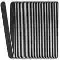 24 Pack Wooden Nail Files with 100/180 Grit for Natural Nails - Manicure Tool Set