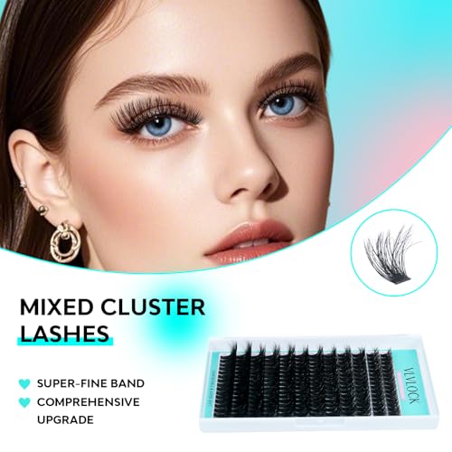 100D Lash Clusters Kit 10-18mm 3D Volume Eyelash Extensions