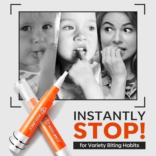 Modelones Anti Nail Biting Polish & Bitter Thumb Sucking Deterrent, 0.48 fl oz