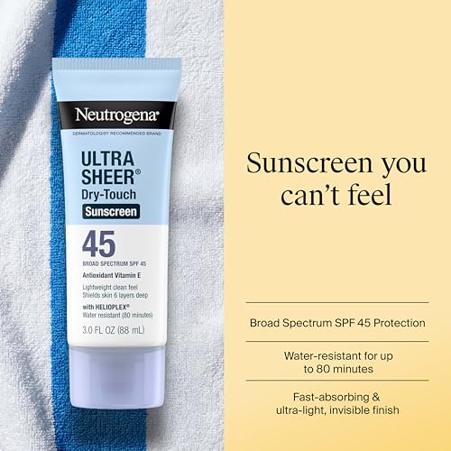 Neutrogena Ultra Sheer Dry Touch Sunscreen Lotion SPF 45 | 2-Pack