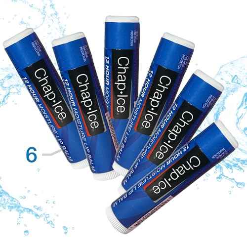 Moisturizing Lip Balm SPF 15 ? 6 Pack Lip Balm Sticks, Hydrating & Protective Formula