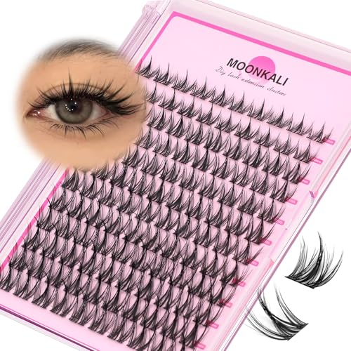 MOONKALI Wispy Lash Clusters 10-16MM CC Curl Manga Eyelash Extensions