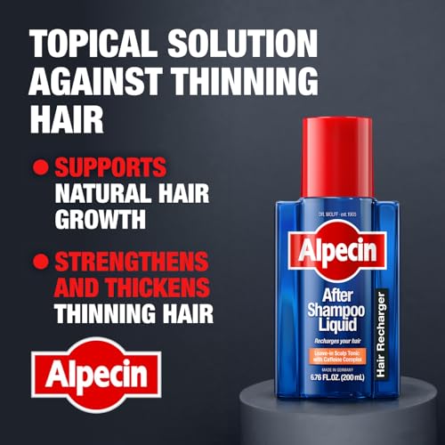 Alpecin After Shampoo Caffeine Liquid 6.76 fl oz (Pack of 3)
