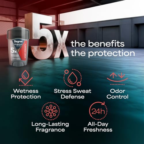 Degree Clinical Strength Antiperspirant Deodorant 2 Pack - 96-Hour Protection, Soft Solid