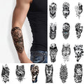 Realistic Temporary Tattoos | 15-pack Waterproof Fake Tattoos, 5-7 Days