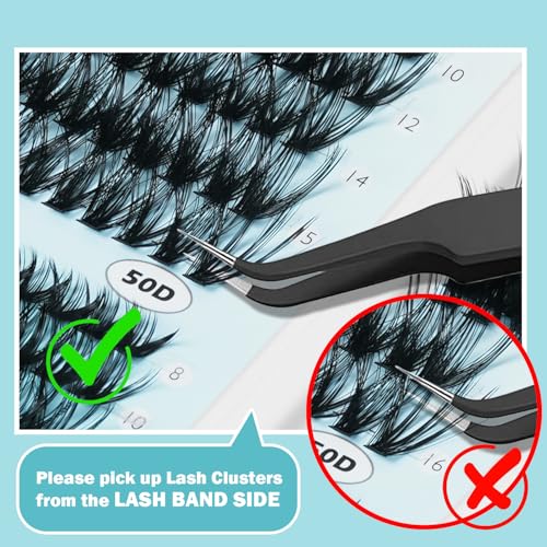 Madam Fifi Lash Clusters Kit 708pcs 8-16mm C Curl