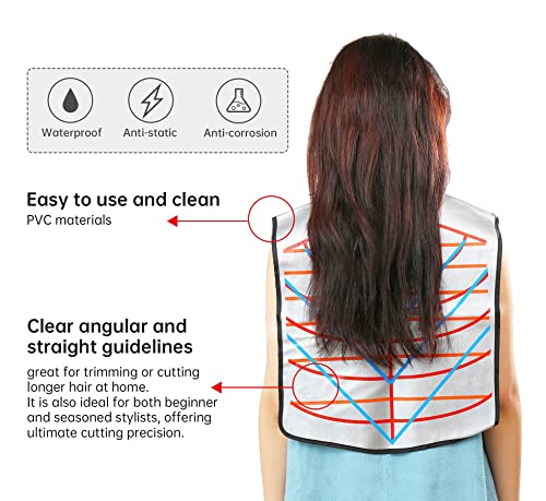Hair Cutting Collar with Guides - Waterproof Salon Cape