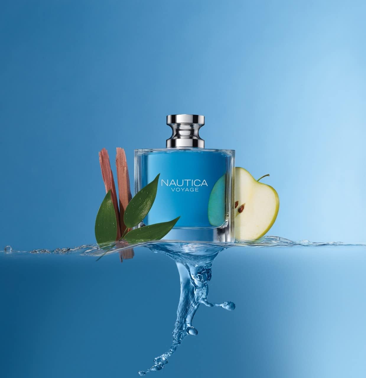 Nautica Voyage Eau De Toilette, Cologne and Fragrance For Men, Fresh, Romantic, Fruity Scent Woody, Aquatic Notes of Apple, Water Lotus, Cedarwood, and Musk Ideal Day Wear, Long Lasting 6.7Fl oz