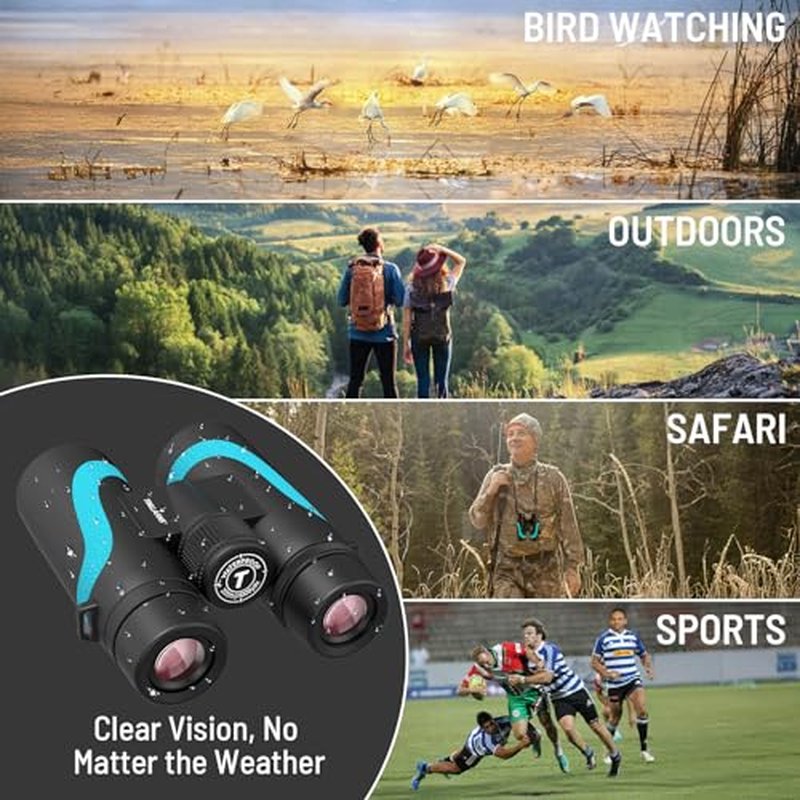15x55 UHD Binoculars with BAK4 Prism & Phone Adapter