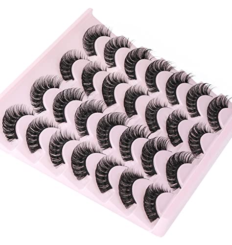 Russian Volume False Eyelashes D-Curly 14 Pairs Pack