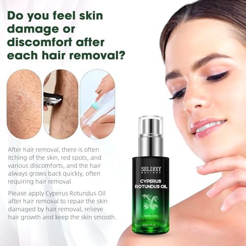 Cyperus Rotundus Oil Hair Removal - Natural After-Shave Oil