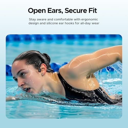 DOOGEE Bone Conduction Headphones - IP68 Waterproof for Swimming