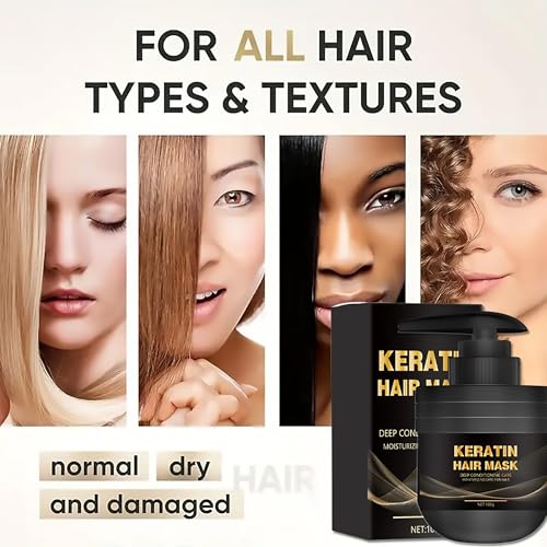Grospe Keratin Deep Repair Hair Mask with Rosemary Oil - 100g