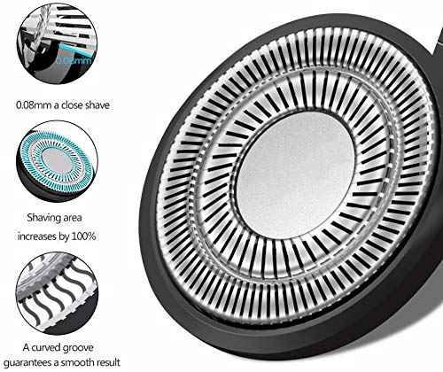 MAX-T Replacement Shaver Head for Electric Razors, Suitable for MAX-T RMS7109 Men's Electric Shaver Series
