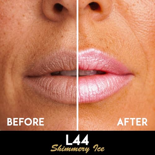 L'Paige Shimmery Ice Lipstick - Frosted Pink Shimmer with Aloe Vera