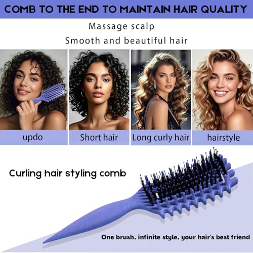 Curl Defining Brush for Detangling & Shaping Curly Hair
