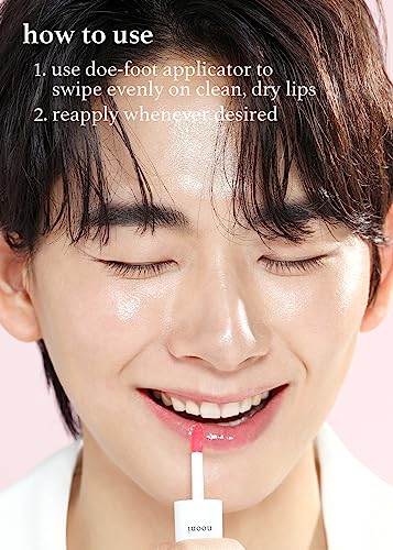 NOONI Korean Lip Oil - Appleberry Jumbo | Lip Stain, Gift, Long-Lasting, Moisturizing, Plumping, Revitalizing, and Tinting for Dry Lips with Raspberry Fruit Extract, 0.30 Fl Oz