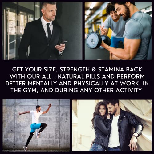 KUR Hombre Male Enhancement Pills - Boost Size, Strength & Stamina