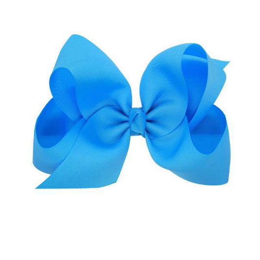 ZCYYYS Hair Clips Boutique Hair Bows Alligator Clip for Women Girl Hairpin 6 Inch TSFJ02N (Blue)