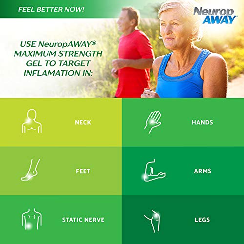 NeuropAWAY Maximum Strength Gel for Nerve Discomfort Relief 2oz