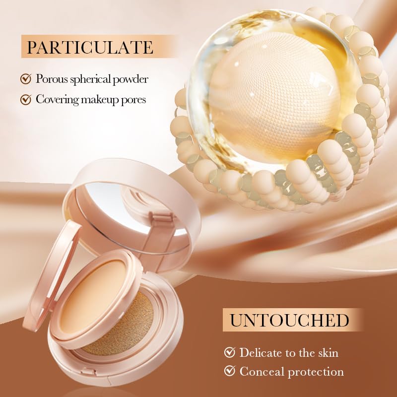 2-in-1 Air Cushion BB Cream & Setting Powder Foundation