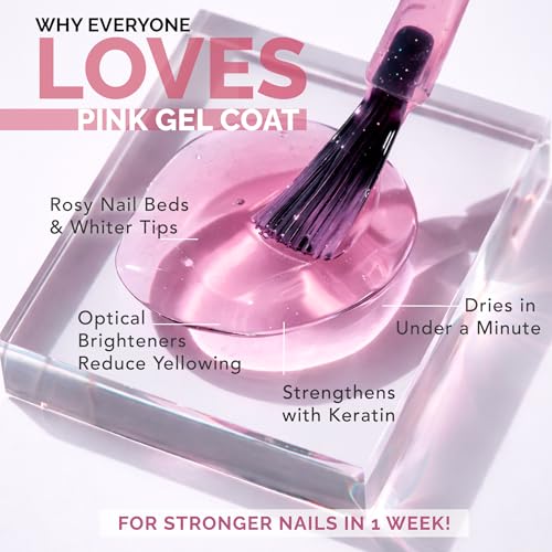 Perfect Formula Pink Gel Coat Nail Strengthener - 0.6oz