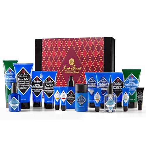 Jack Black Body Collection Set for Men - Mens Body Wash, Pit Boss Men's Deodorant, Body Lotion, Grooming Kit